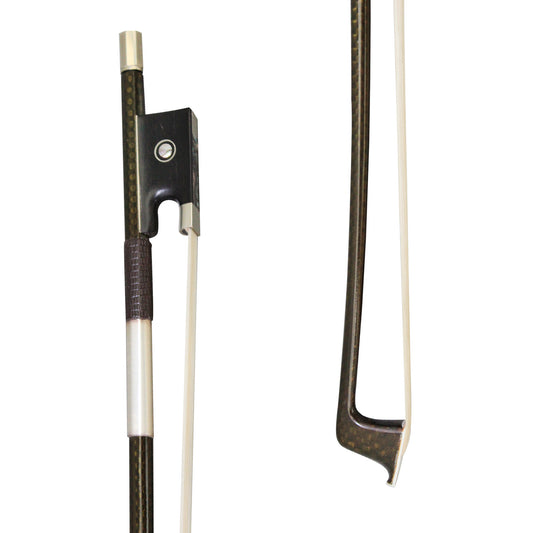 203v brown weave carbon fiber violin bow