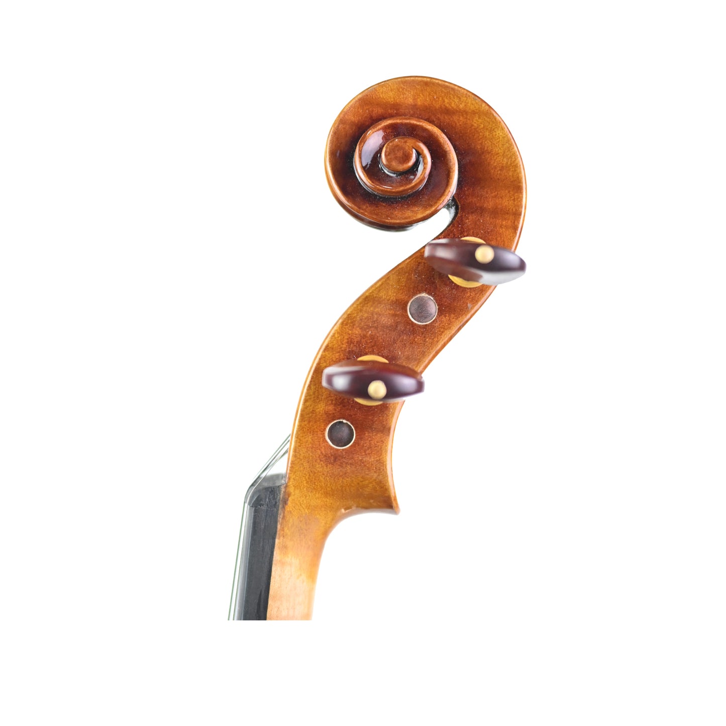7015 Guarneri professional violin left scroll