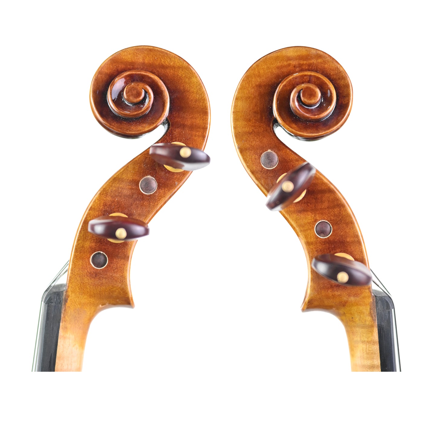 7015 Guarneri professional violin scroll