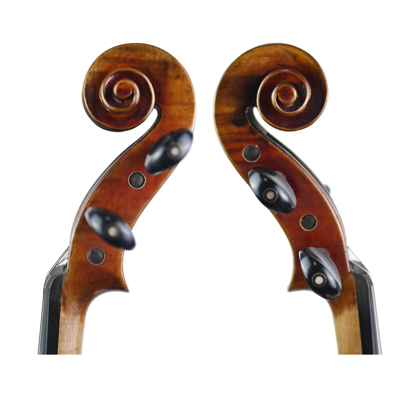 7017 beginner violin scroll